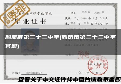 鹤岗市第二十二中学(鹤岗市第二十二中学官网)缩略图