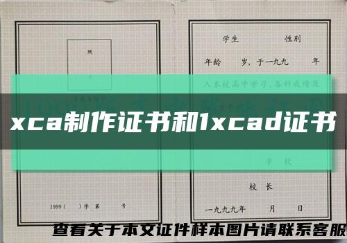 xca制作证书和1xcad证书缩略图