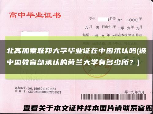 北高加索联邦大学毕业证在中国承认吗(被中国教育部承认的荷兰大学有多少所？)缩略图