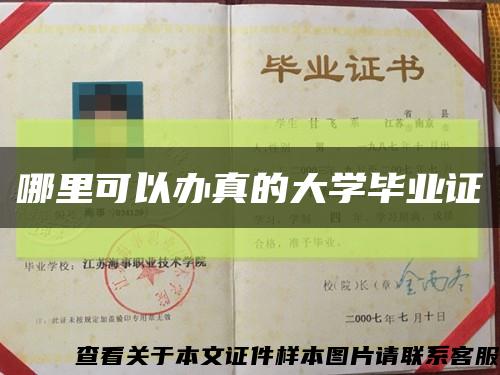 哪里可以办真的大学毕业证缩略图