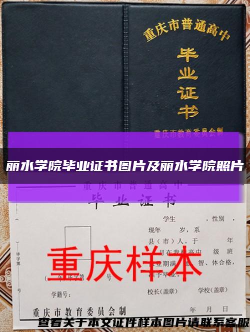 丽水学院毕业证书图片及丽水学院照片缩略图