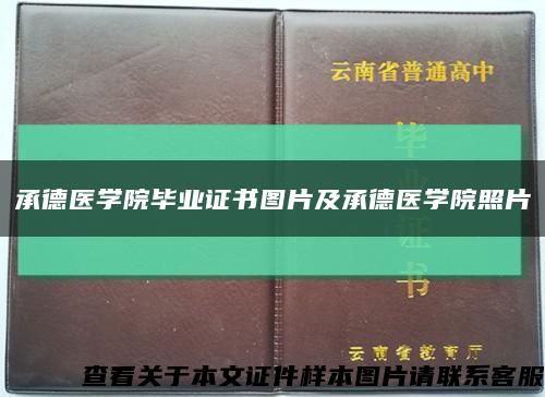 承德医学院毕业证书图片及承德医学院照片缩略图
