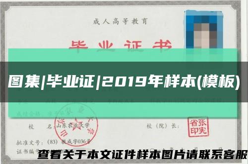 图集|毕业证|2019年样本(模板)缩略图