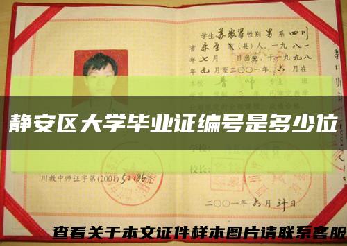 静安区大学毕业证编号是多少位缩略图