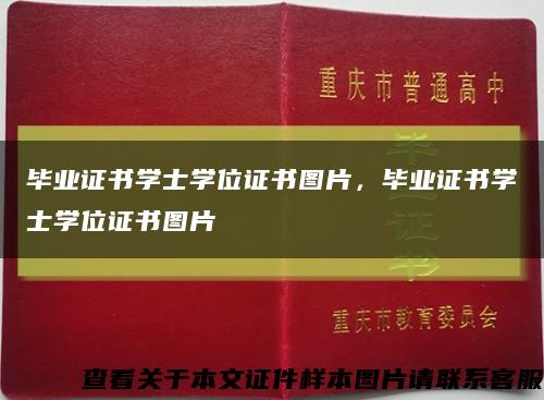 毕业证书学士学位证书图片，毕业证书学士学位证书图片缩略图