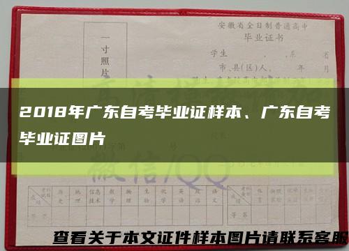 2018年广东自考毕业证样本、广东自考毕业证图片缩略图