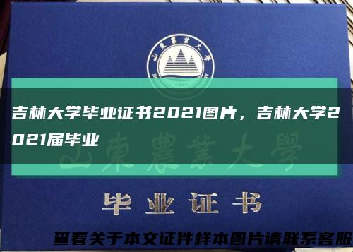 吉林大学毕业证书2021图片，吉林大学2021届毕业缩略图