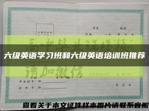 六级英语学习班和六级英语培训班推荐缩略图