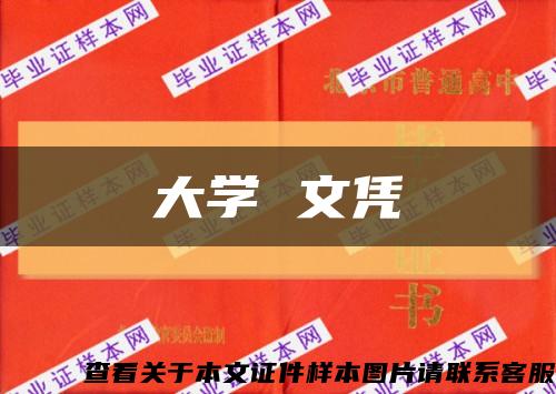 大学 文凭缩略图