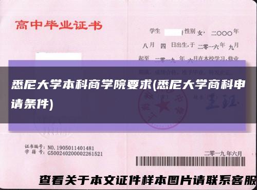 悉尼大学本科商学院要求(悉尼大学商科申请条件)缩略图