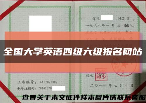 全国大学英语四级六级报名网站缩略图