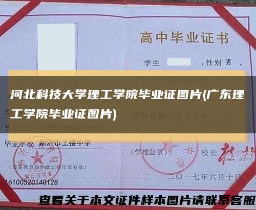 河北科技大学理工学院毕业证图片(广东理工学院毕业证图片)缩略图