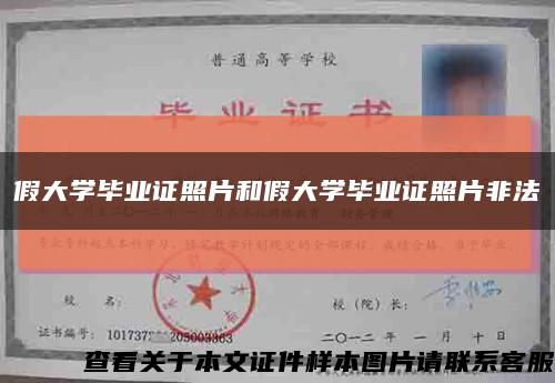 假大学毕业证照片和假大学毕业证照片非法缩略图