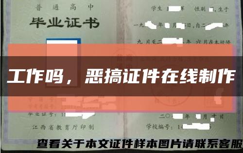 工作吗，恶搞证件在线制作缩略图