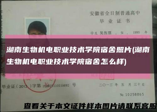 湖南生物机电职业技术学院宿舍照片(湖南生物机电职业技术学院宿舍怎么样)缩略图