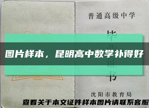 图片样本，昆明高中数学补得好缩略图