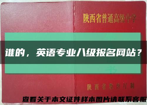 谁的，英语专业八级报名网站？缩略图