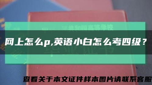 网上怎么p,英语小白怎么考四级？缩略图
