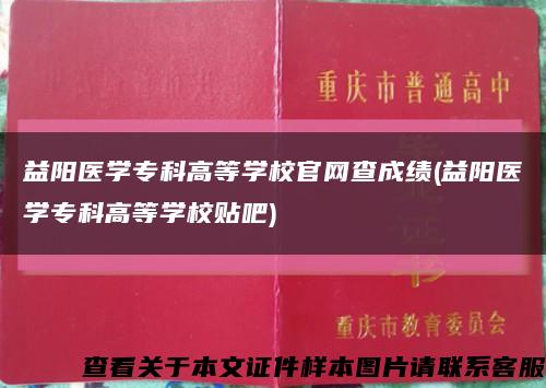 益阳医学专科高等学校官网查成绩(益阳医学专科高等学校贴吧)缩略图