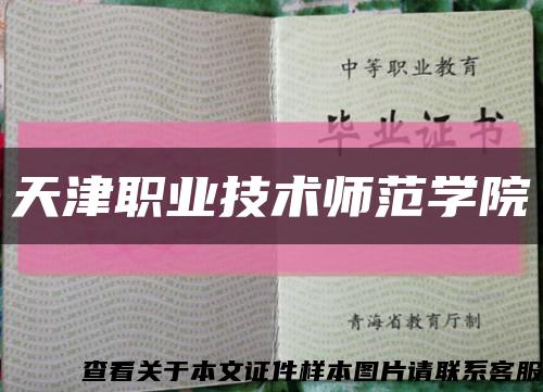 天津职业技术师范学院缩略图