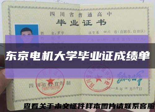 东京电机大学毕业证成绩单缩略图