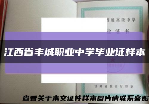 江西省丰城职业中学毕业证样本缩略图