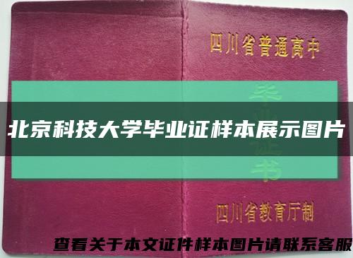 北京科技大学毕业证样本展示图片缩略图