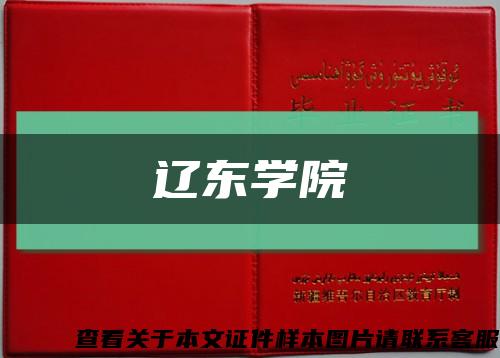 辽东学院缩略图