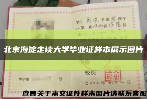 北京海淀走读大学毕业证样本展示图片缩略图