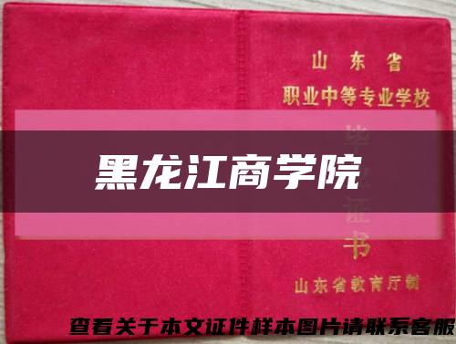 黑龙江商学院缩略图