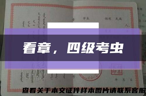 看章，四级考虫缩略图