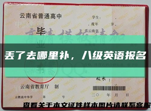 丢了去哪里补，八级英语报名缩略图