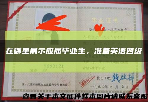 在哪里展示应届毕业生，准备英语四级缩略图