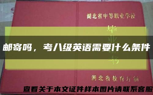 邮寄吗，考八级英语需要什么条件缩略图