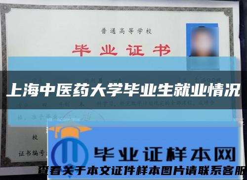 上海中医药大学毕业生就业情况缩略图