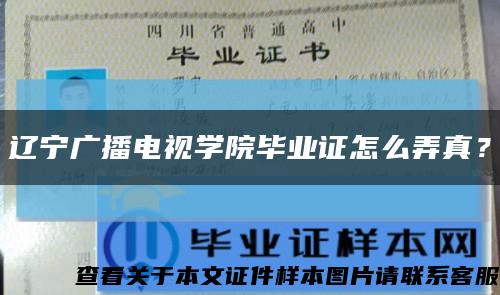 辽宁广播电视学院毕业证怎么弄真？缩略图