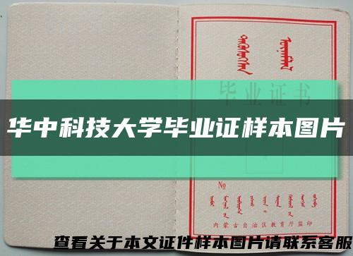 华中科技大学毕业证样本图片缩略图