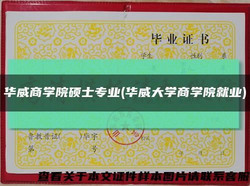 华威商学院硕士专业(华威大学商学院就业)缩略图