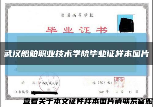 武汉船舶职业技术学院毕业证样本图片缩略图