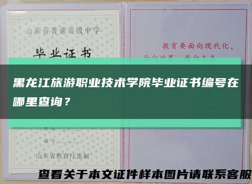 黑龙江旅游职业技术学院毕业证书编号在哪里查询？缩略图