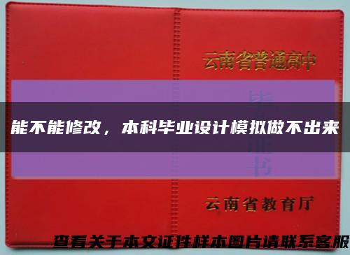 能不能修改，本科毕业设计模拟做不出来缩略图
