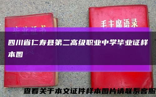四川省仁寿县第二高级职业中学毕业证样本图缩略图