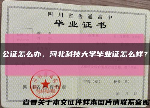 公证怎么办，河北科技大学毕业证怎么样？缩略图