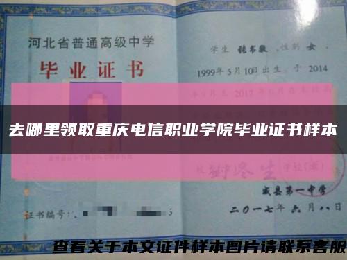 去哪里领取重庆电信职业学院毕业证书样本缩略图