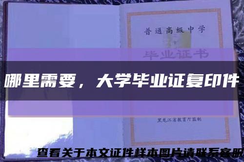 哪里需要，大学毕业证复印件缩略图