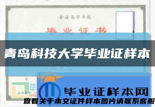 青岛科技大学毕业证样本缩略图