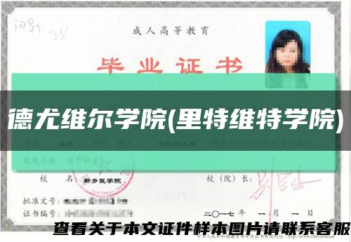 德尤维尔学院(里特维特学院)缩略图