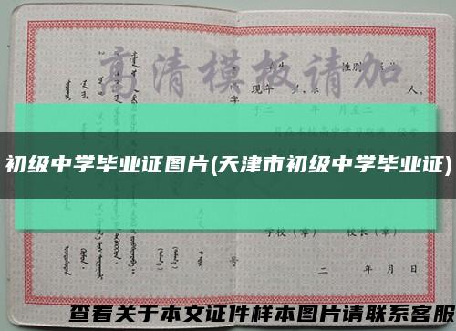 初级中学毕业证图片(天津市初级中学毕业证)缩略图