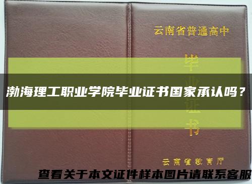 渤海理工职业学院毕业证书国家承认吗？缩略图