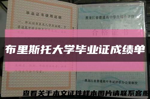 布里斯托大学毕业证成绩单缩略图